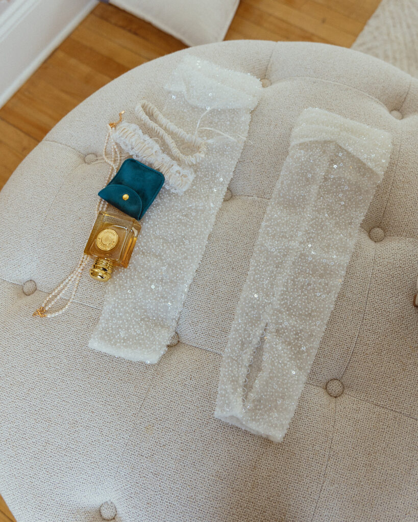 A bridal detail shot taken by Michigan Wedding photographer, Anika B Photography, at a Grand Rapids wedding